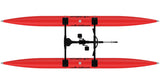 Top view of red waterbike up model.