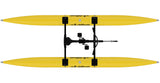 Top view of yellow waterbike up model.