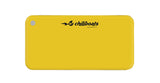 Yellow inflatable deck top view.